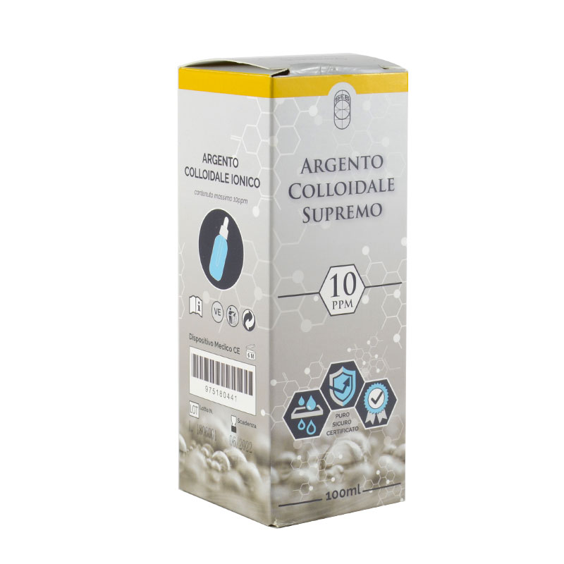 argento colloidale ionico supremo 10ppm 100ml